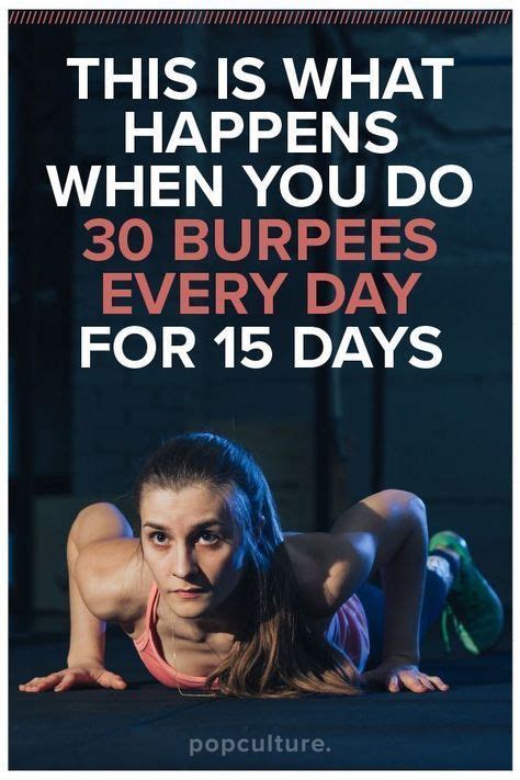 This Is What Happens When You Do 30 Burpees Every Day For 15 Days Workout Challenge Exercise