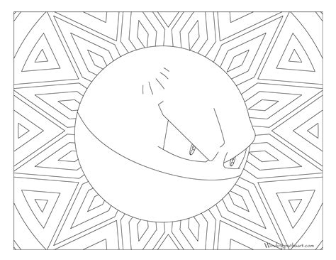 100 Voltorb Pokemon Coloring Page ·