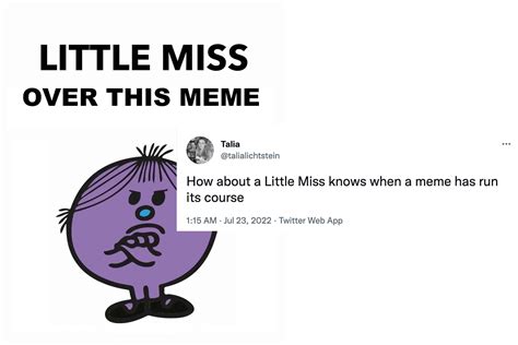 what is the little miss meme trend even about