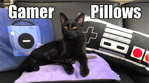 Gamer Pillows Perfect For Game Rooms Ts And Kittens