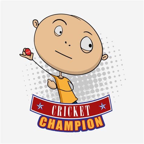 Cricket Sports Concept With Cartoon — Stock Vector © Alliesinteract