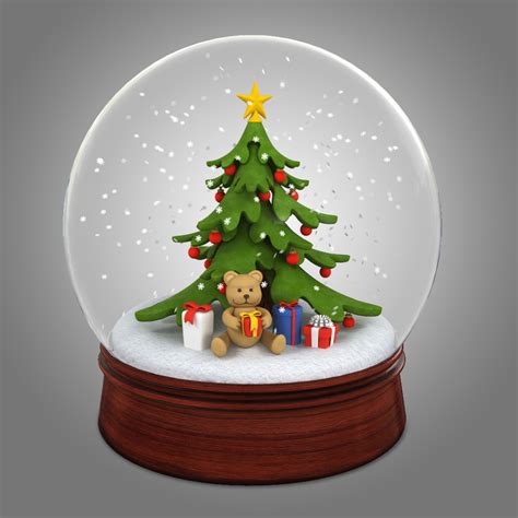 Snowglobe Snow Globe 3d Max