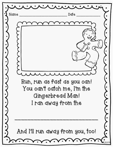 Teaching With Love And Laughter Gingerbread Writing Freebie