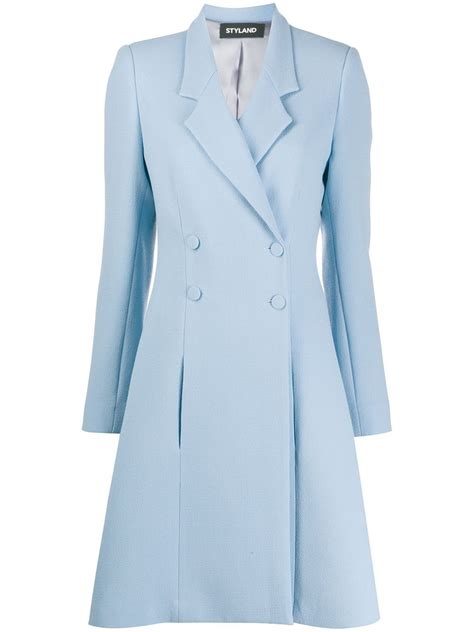 Pin By Roza Sky On Outfits Frenchies ‘20 Coat Dress Light Blue Coat