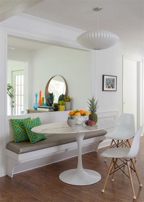 Dining room built in bench with storage. 12 Ways to Make a Banquette Work in Your Kitchen | HGTV's ...