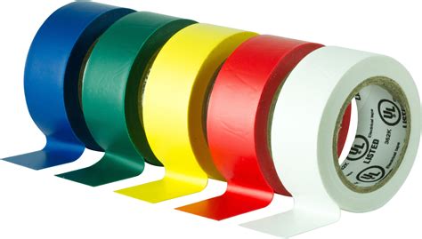 Hyper Tough Assorted Color Electrical Tape Indoor 5 Pack 34in