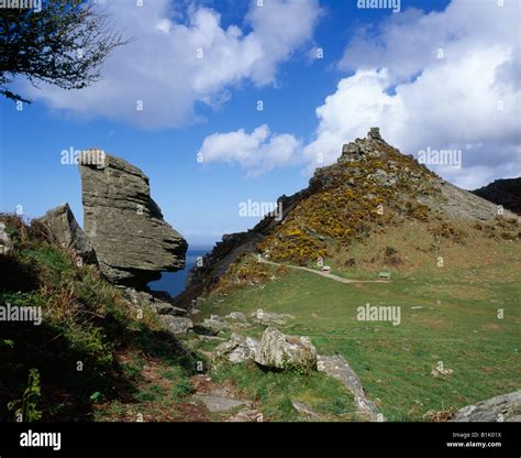 The Valley Of The Rocks At Lynton In Exmoor National Park North Devon