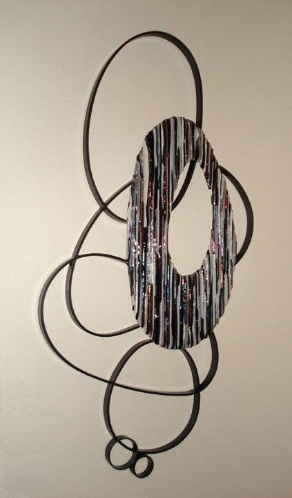 Custom Made Fused Glass Circle Wall Art By Bonnie M Hinz