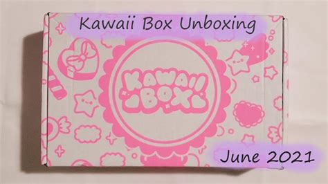 Kawaii Box Unboxing June 2021 • ω • Youtube