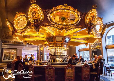 There is now a beefed up menu with pub favorites like fish and chips, scotch eggs, and chicken wings. Cocktail History at New Orleans Revolving Carousel Bar ...