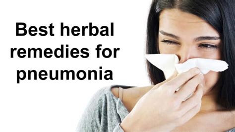 Pneumonia Home Remedy And Natural Cures Treatment