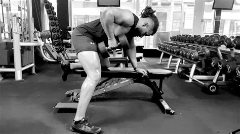 Single Arm Dumbbell Row Youtube