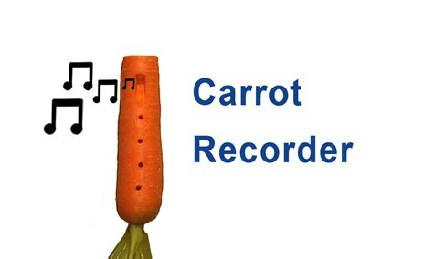 How To Make A Carrot Recorder Ocarina Instructables