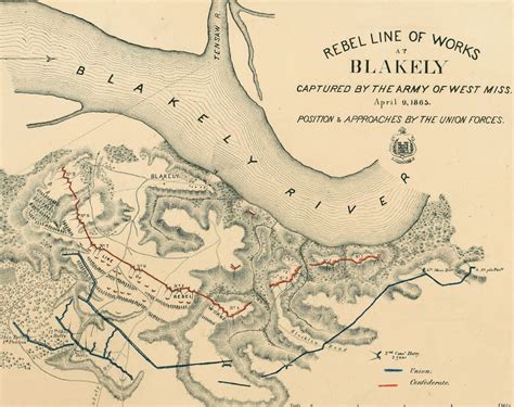 The Civil War Picket Alabamas Fort Blakeley By Boat Or