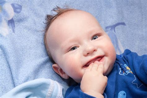 Smiling Baby Boy Stock Image Image Of Happy Infant 29070281
