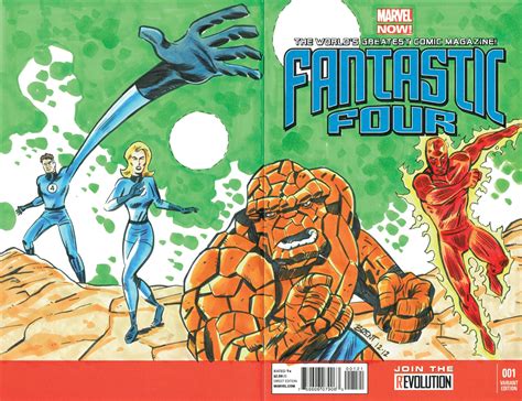 Fantastic Four 1 Fantastic Four In Donald Mocks Sketch Covers