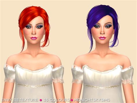 Sims 4 Hairs Simsworkshop Stealthic`s Envy Unnatural Hair Retextured