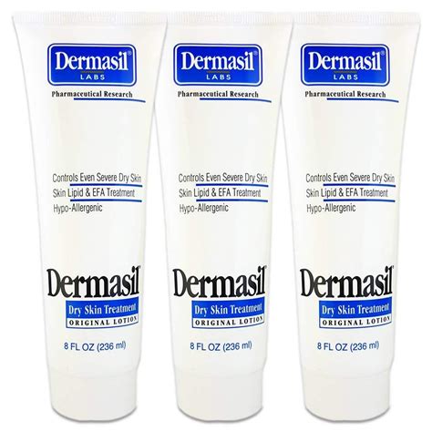 Dermasil Dry Skin Treatment Original Formula 8 Oz Tube 3 Pack 8 Fl Oz