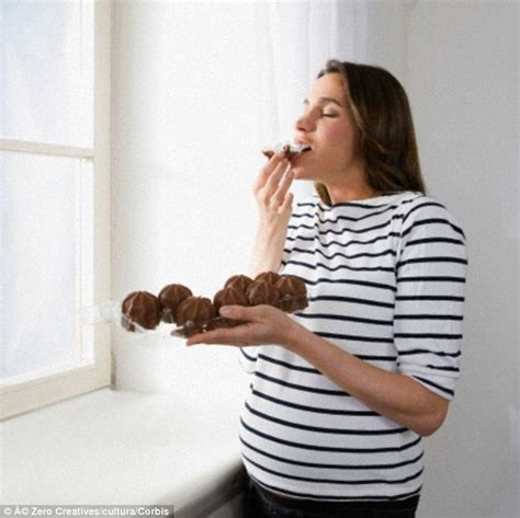 Mothers To Be Crave Chocolate Because Pregnancy Is The Only Time They Can Indulge Daily Mail