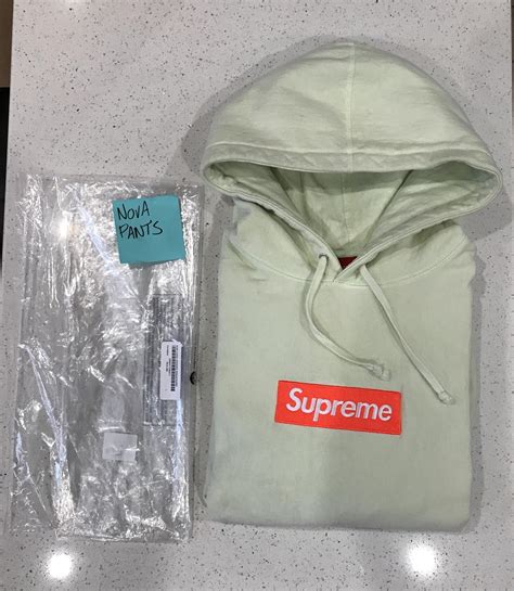 Shop our selection of supreme today! FS SUPREME BOX LOGO HOODY // LARGE \\ PALE LIME // $625 ...
