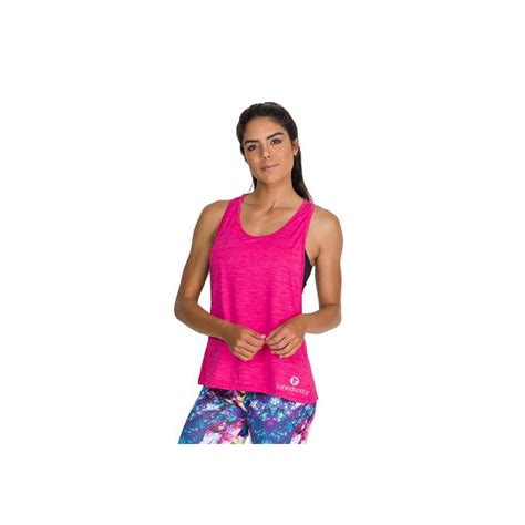 ladies pink fitness top womens pink gym vest with drop armhole
