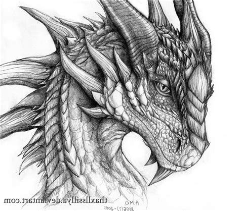 Pencil Drawing Dragon 25 Stunning And Realistic Dragon Drawings From