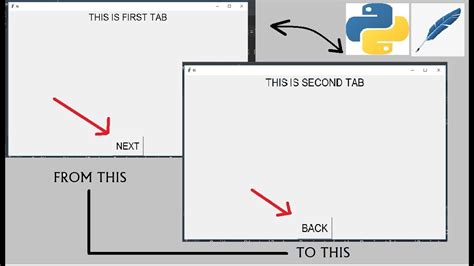 Build Multiple Pages And Back Button In Tkinter Python Youtube