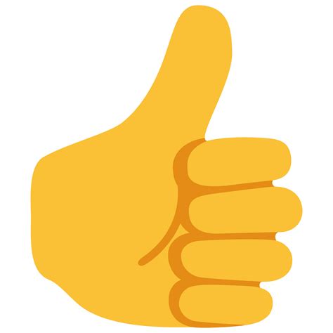 Thumbs Up Emoji Outlook Download Thumb Signal Smiley Up Thumbs Emoji Hq Png Image