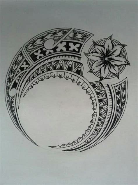Polynesian Tattoo Moons Tribal Tattoo Designs Maori Tattoo Designs