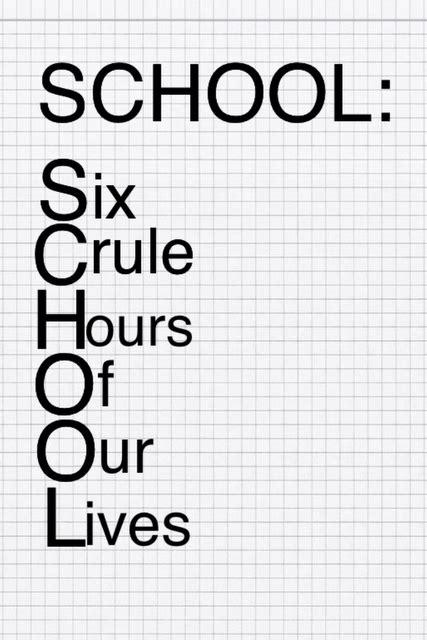 True Meaning Of School