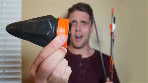 This Thing Can Shoot Arrows Archery Sling Shot Challenge Youtube
