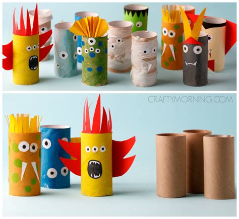 Toilet Paper Roll Halloween Characters Crafty Morning