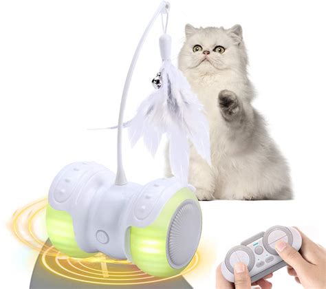 Interactive Robotic Cat Toys Pakoo Remote Contral Cat Toys For Indoor
