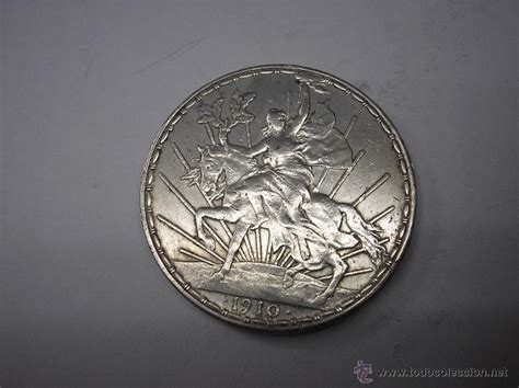 Peso De Plata De 1910 Caballito México Moned Comprar Monedas