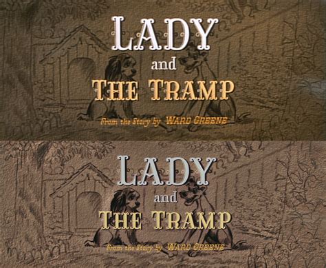 Walt Disney Comparisons Lady And The Tramp Limited