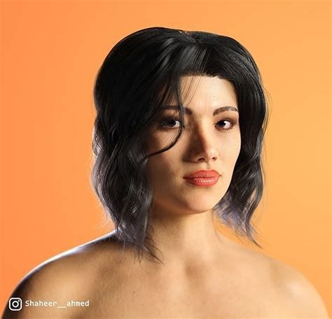 Women Detailed Character 3d Model Rigged Cgtrader