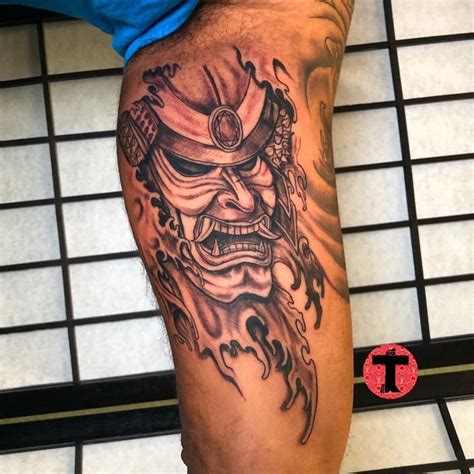 101 Amazing Samurai Mask Tattoo Ideas That Will Blow Your Mind Mask