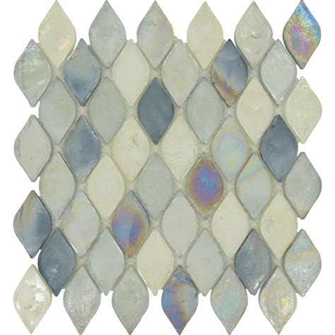 Blue Iridescent Tile Unique Blue Mosaic Tile Glass Mosaic