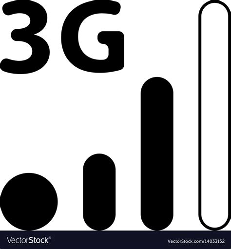 Mobile Smart Phone 3g Network Icon Royalty Free Vector Image