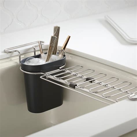 Kohler Chrome Kitchen Sink Utility Rack The Container Store