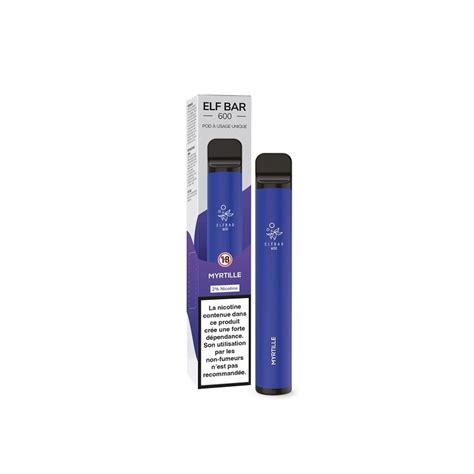 Disposable Vape Pen Elfbar 600 Blueberry
