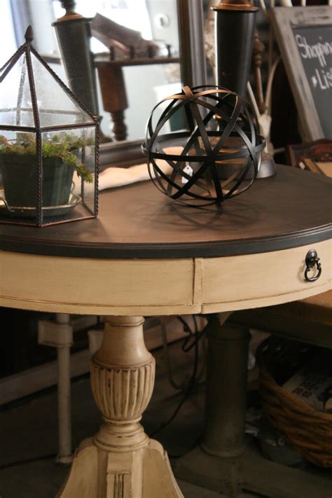 While some products can be applied directly on top of old. Reloved Rubbish: Leather Topped Table: Chalk Paint Makeover
