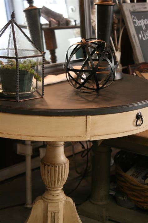 While some hues, like blush and white, made the. Reloved Rubbish: Leather Topped Table: Chalk Paint Makeover