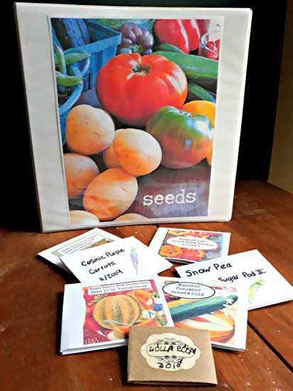 Diy Seed Packets And Seed Storage Binder Cappers Farmer Seed