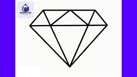 Cum Sa Desenezi Un Diamant Usor Pas Cu Pas Tutorial Pentru Incepatori