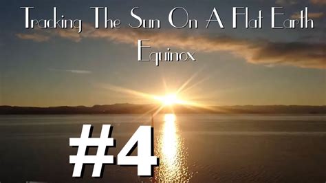 Another sunset with and without the solar filter. #4 Tracking The Sun On A Flat Earth Equinox - YouTube