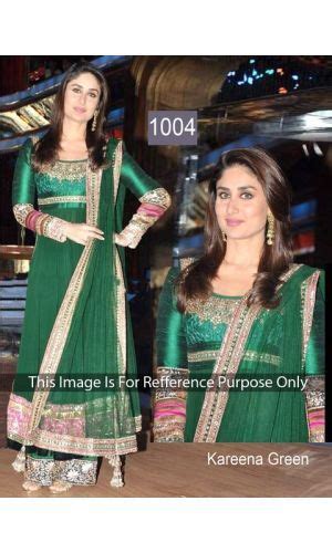 Kareena Kapoor Green Bollywood Goog Designer Suit With Images Manish
