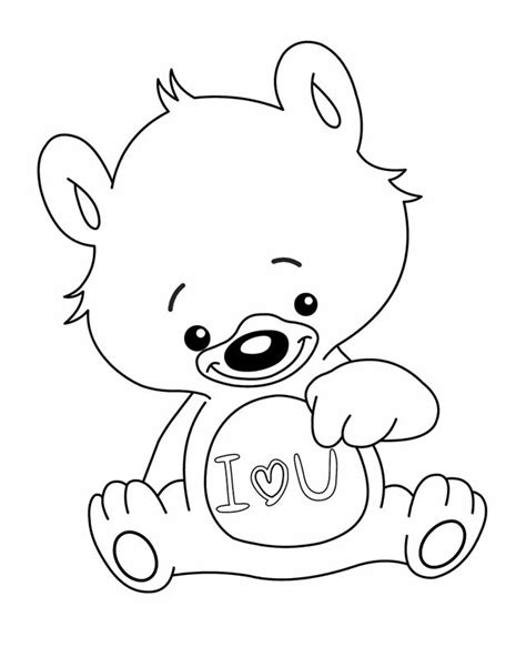 Cute Valentine's Day coloring pages! | for Valentine's Day | Pinterest