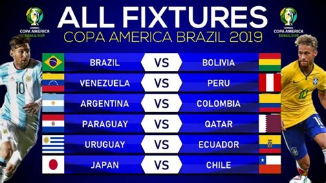 In this 105th year of copa america, for the first time, two countries will host the tournament. Copa America 2019 Fixtures: list with all matches schedule ...