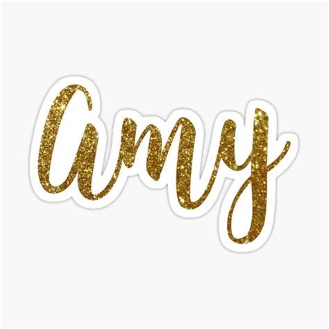 Amy Name Stickers Redbubble